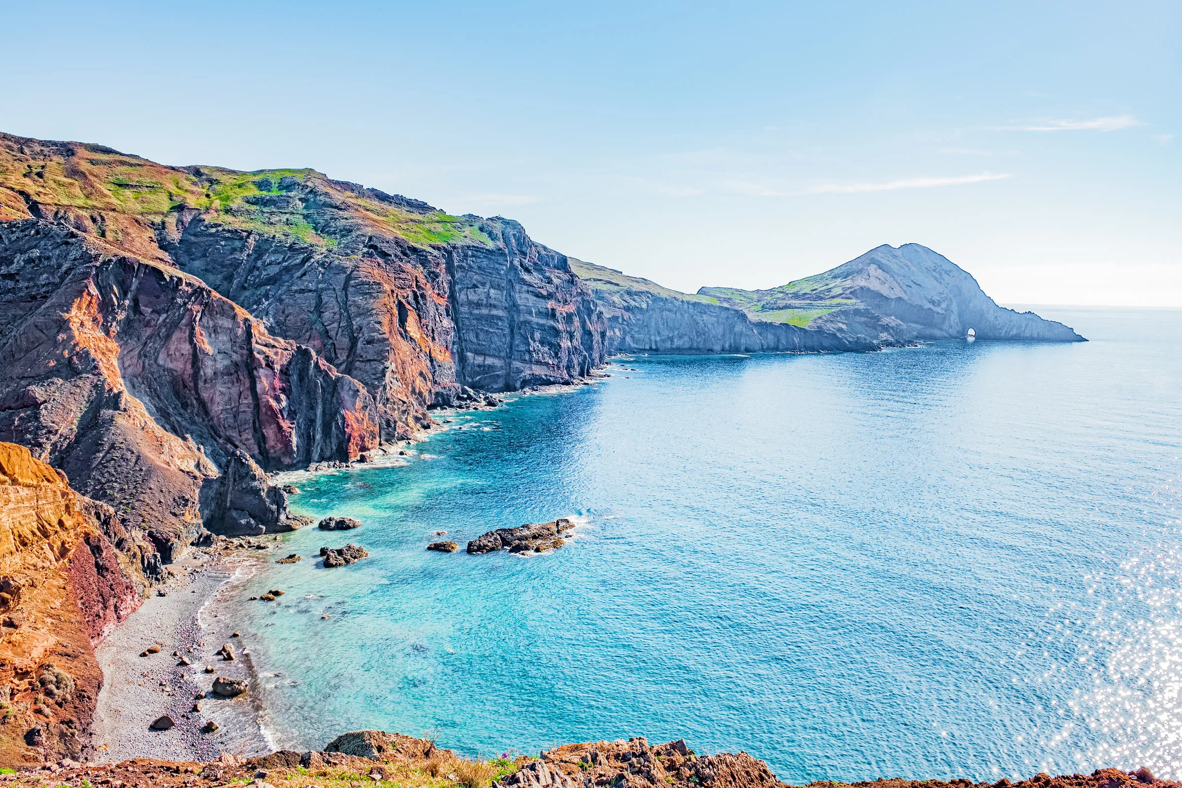 Ponta de São Lourenço, no extremo leste da ilha